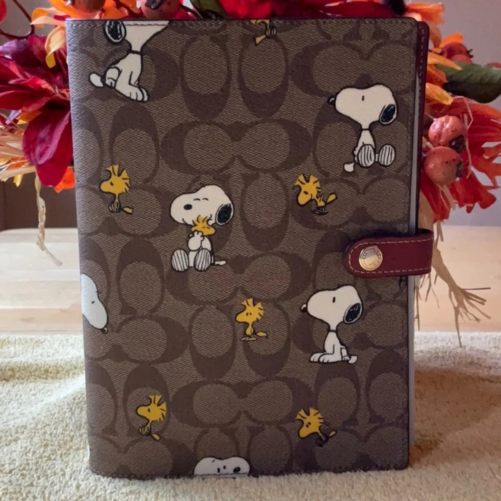 🐶 COACH X PEANUTS NOTEBOOK 🐶 NWT 🐶
